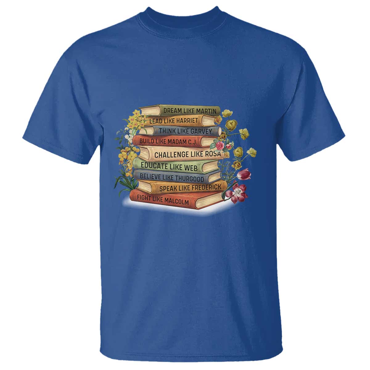 Black History Leaders Book T Shirt African American Teachers - Wonder Print Shop
