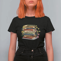 Black History Leaders Book T Shirt For Women African American Teachers - Wonder Print Shop