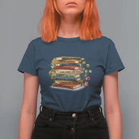 Black History Leaders Book T Shirt For Women African American Teachers - Wonder Print Shop
