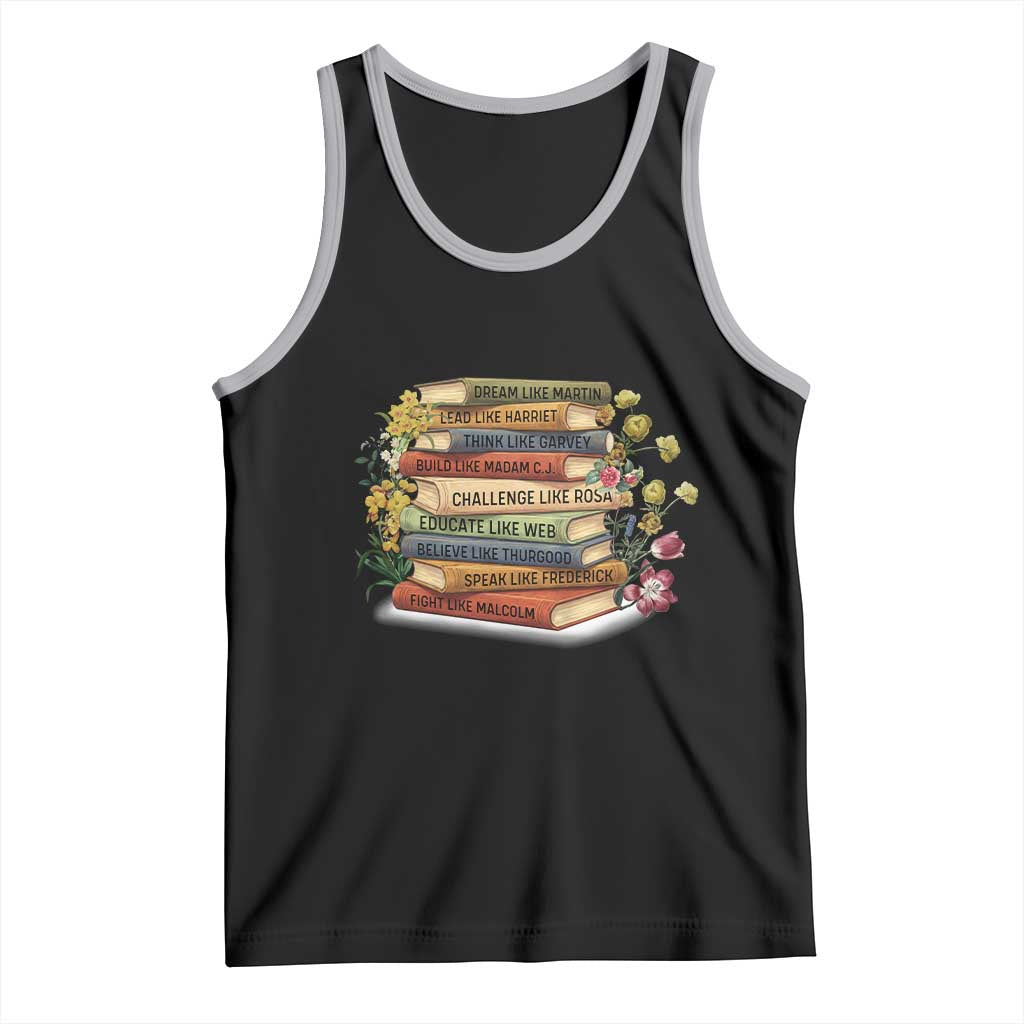 Black History Leaders Book Tank Top African American Teachers - Wonder Print Shop