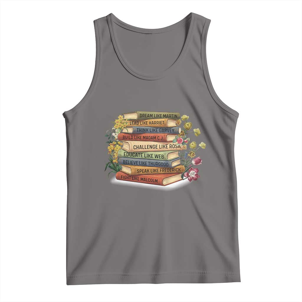 Black History Leaders Book Tank Top African American Teachers - Wonder Print Shop