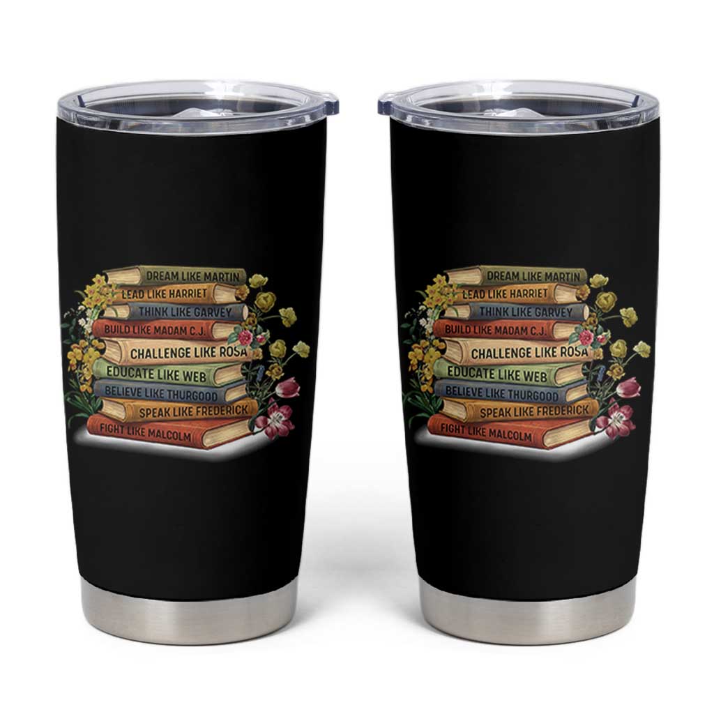 Black History Leaders Book Tumbler Cup African American Teachers - Wonder Print Shop