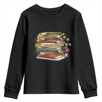 Black History Leaders Book Youth Sweatshirt African American Teachers - Wonder Print Shop