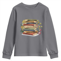 Black History Leaders Book Youth Sweatshirt African American Teachers - Wonder Print Shop