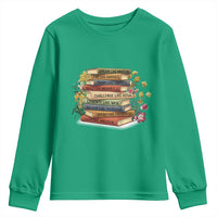Black History Leaders Book Youth Sweatshirt African American Teachers - Wonder Print Shop