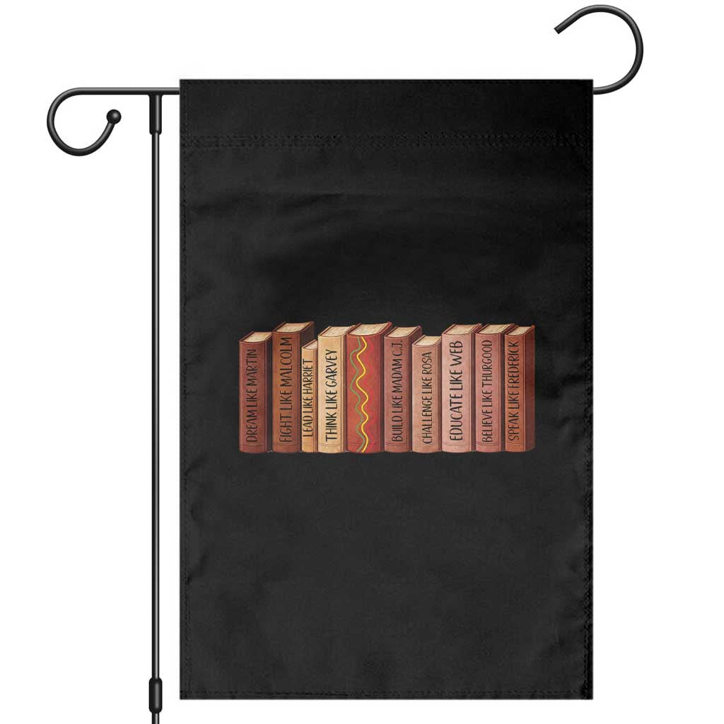 African American Teachers Gift Garden Flag Black History Leaders Book - Wonder Print Shop