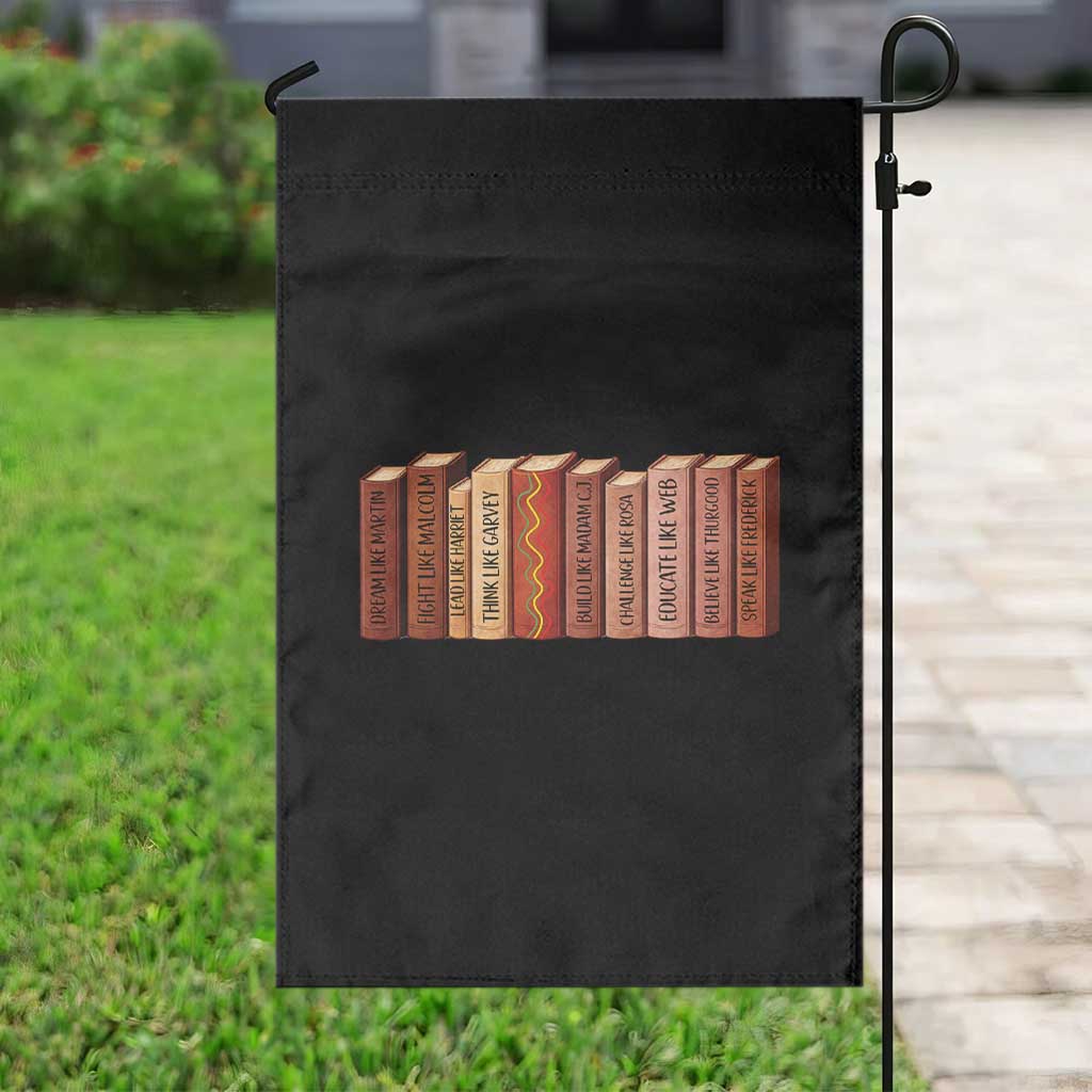 African American Teachers Gift Garden Flag Black History Leaders Book - Wonder Print Shop