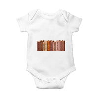 African American Teachers Gift Baby Onesie Black History Leaders Book - Wonder Print Shop