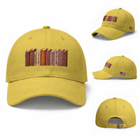 African American Teachers Gift Baseball Cap Black History Leaders Book