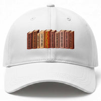 African American Teachers Gift Baseball Cap Black History Leaders Book