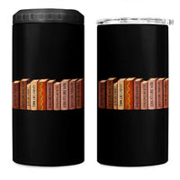 African American Teachers Gift 4 in 1 Can Cooler Tumbler Black History Leaders Book - Wonder Print Shop
