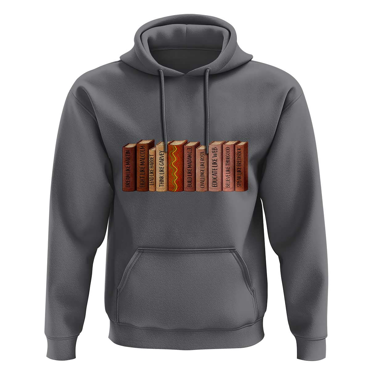 African American Teachers Gift Hoodie Black History Leaders Book - Wonder Print Shop