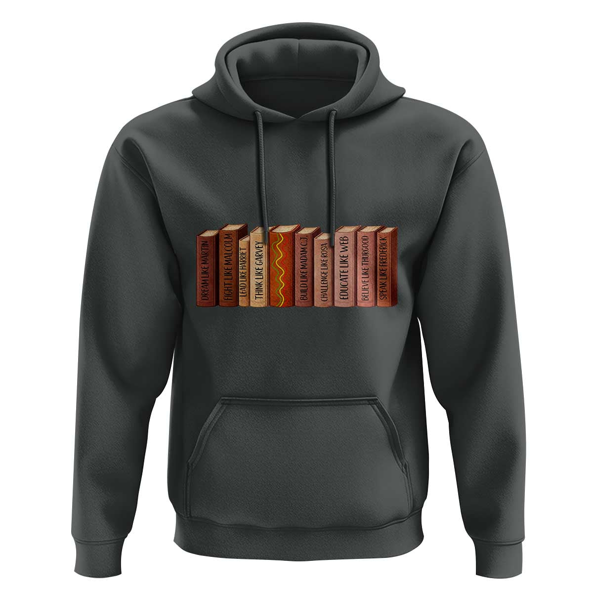 African American Teachers Gift Hoodie Black History Leaders Book - Wonder Print Shop