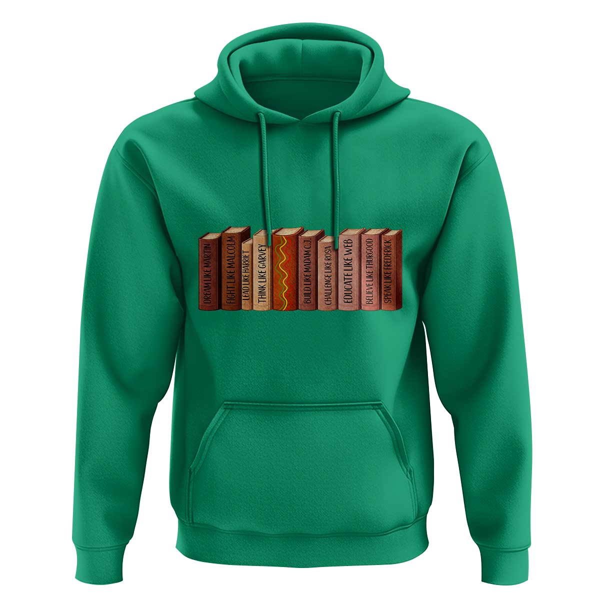 African American Teachers Gift Hoodie Black History Leaders Book - Wonder Print Shop