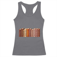 African American Teachers Gift Racerback Tank Top Black History Leaders Book - Wonder Print Shop