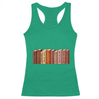 African American Teachers Gift Racerback Tank Top Black History Leaders Book - Wonder Print Shop