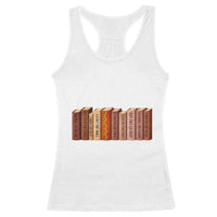 African American Teachers Gift Racerback Tank Top Black History Leaders Book - Wonder Print Shop