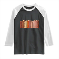 African American Teachers Gift Raglan Shirt Black History Leaders Book - Wonder Print Shop