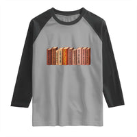 African American Teachers Gift Raglan Shirt Black History Leaders Book - Wonder Print Shop