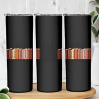 African American Teachers Gift Skinny Tumbler Black History Leaders Book - Wonder Print Shop