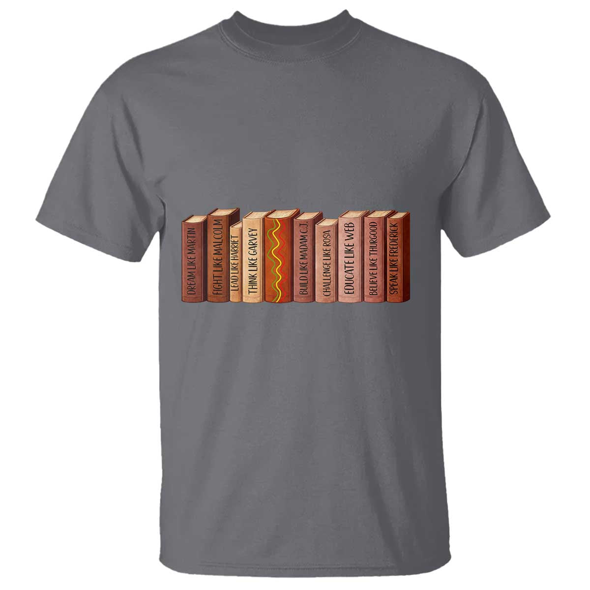 African American Teachers Gift T Shirt Black History Leaders Book - Wonder Print Shop