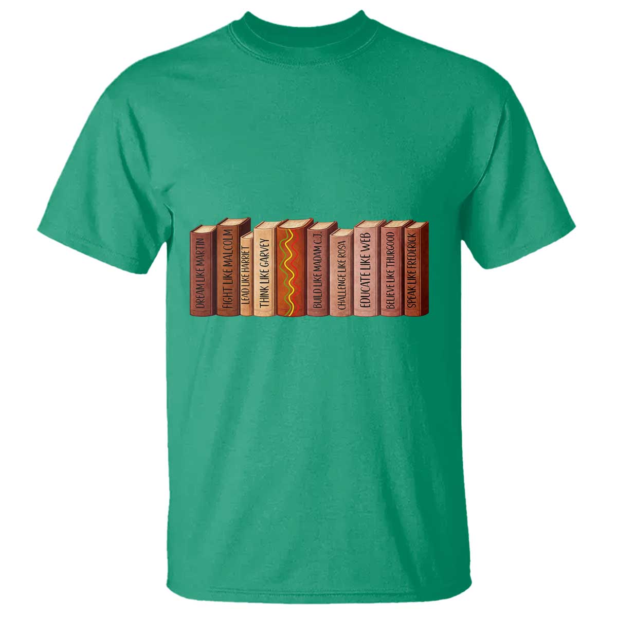African American Teachers Gift T Shirt Black History Leaders Book - Wonder Print Shop