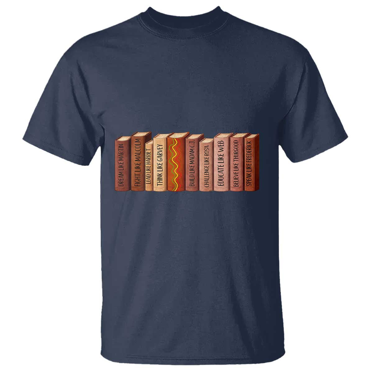 African American Teachers Gift T Shirt Black History Leaders Book - Wonder Print Shop