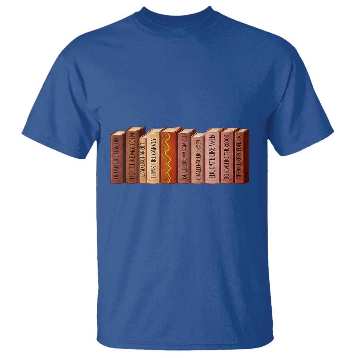 African American Teachers Gift T Shirt Black History Leaders Book - Wonder Print Shop