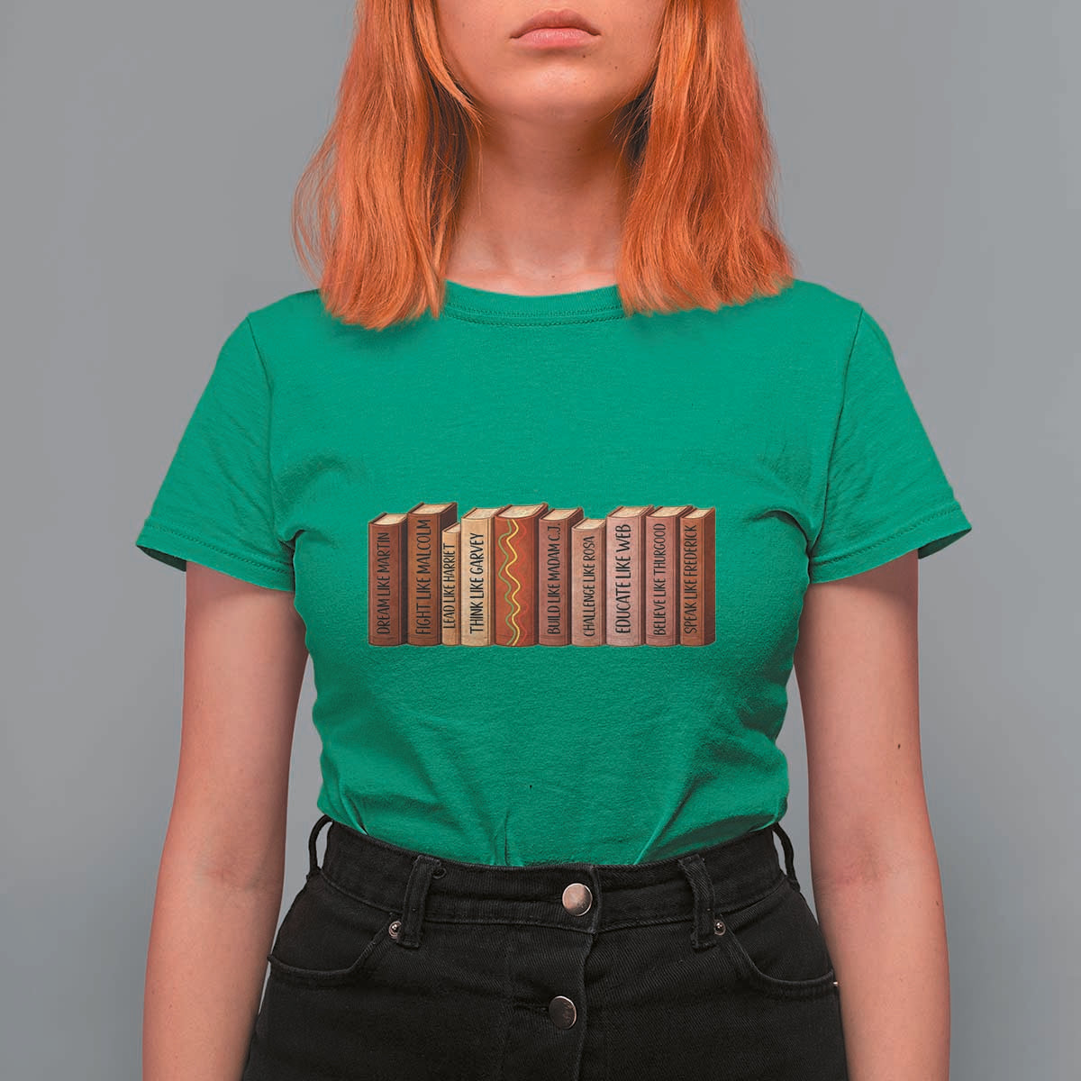 African American Teachers Gift T Shirt For Women Black History Leaders Book - Wonder Print Shop