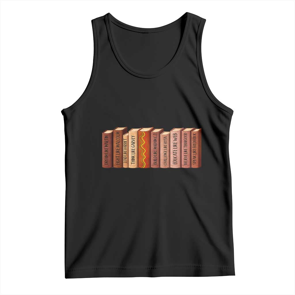 African American Teachers Gift Tank Top Black History Leaders Book - Wonder Print Shop
