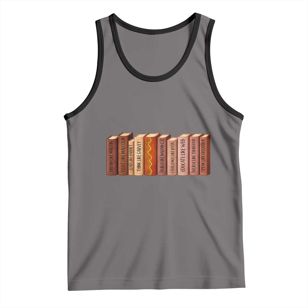 African American Teachers Gift Tank Top Black History Leaders Book - Wonder Print Shop
