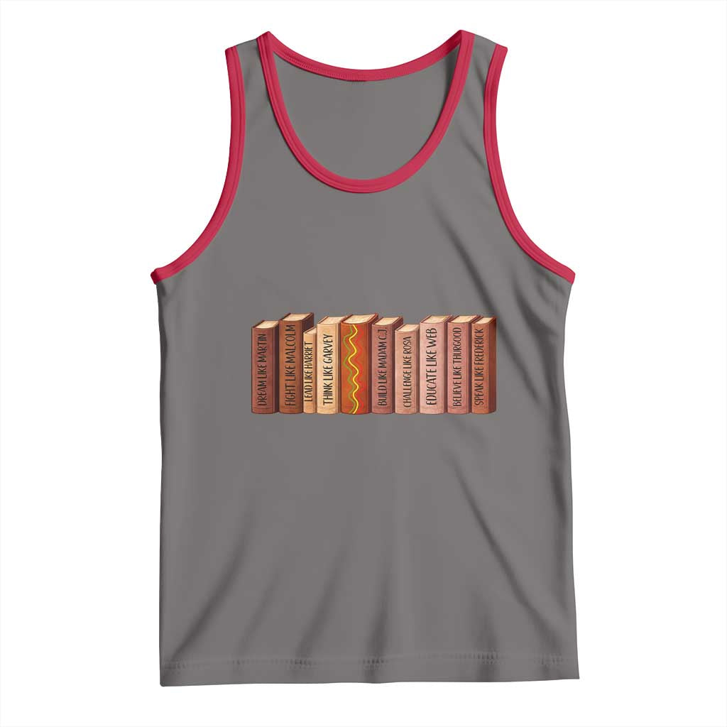 African American Teachers Gift Tank Top Black History Leaders Book - Wonder Print Shop