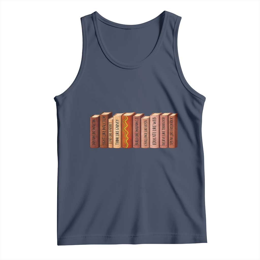 African American Teachers Gift Tank Top Black History Leaders Book - Wonder Print Shop