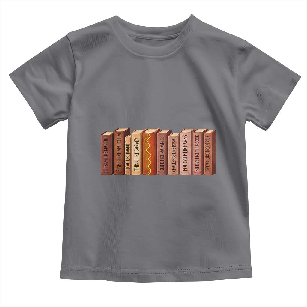 African American Teachers Gift Toddler T Shirt Black History Leaders Book - Wonder Print Shop