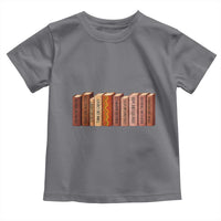 African American Teachers Gift Toddler T Shirt Black History Leaders Book - Wonder Print Shop