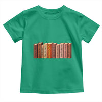 African American Teachers Gift Toddler T Shirt Black History Leaders Book - Wonder Print Shop