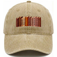 African American Teachers Gift Washed Cotton Baseball Cap Black History Leaders Book