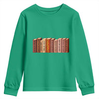 African American Teachers Gift Youth Sweatshirt Black History Leaders Book - Wonder Print Shop