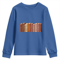 African American Teachers Gift Youth Sweatshirt Black History Leaders Book - Wonder Print Shop