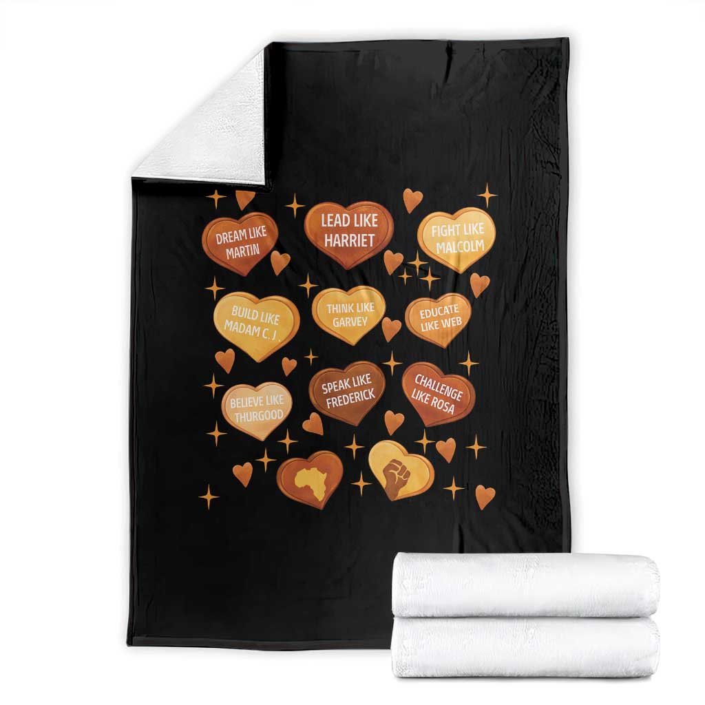 Black History Leaders Throw Blanket African American Teachers Pride - Wonder Print Shop