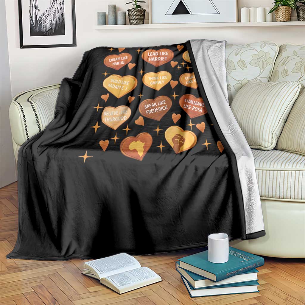 Black History Leaders Throw Blanket African American Teachers Pride - Wonder Print Shop