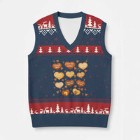 Black History Leaders V-Neck Knit Sweater Vest African American Teachers Pride - Wonder Print Shop