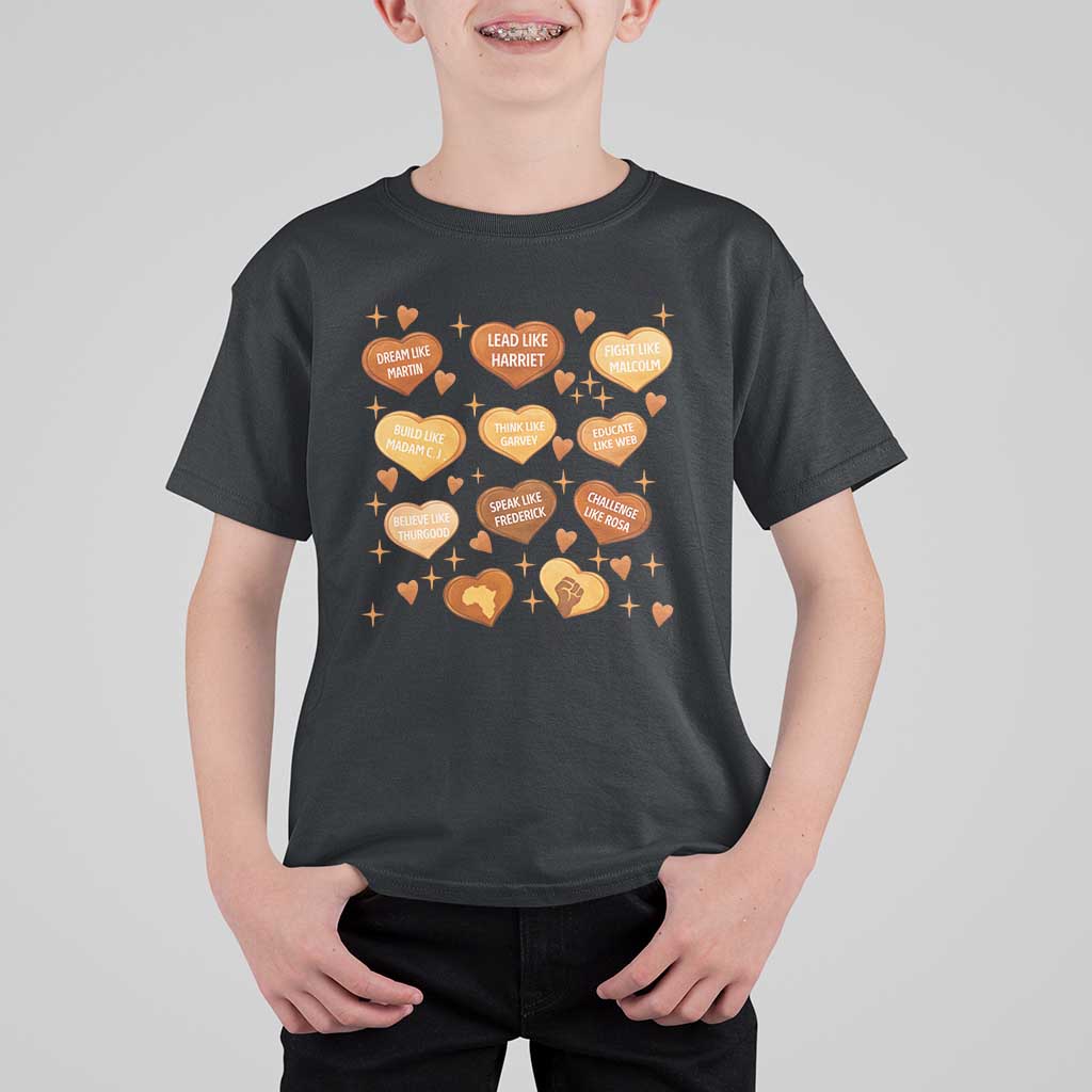 Black History Leaders T Shirt For Kid African American Teachers Pride - Wonder Print Shop