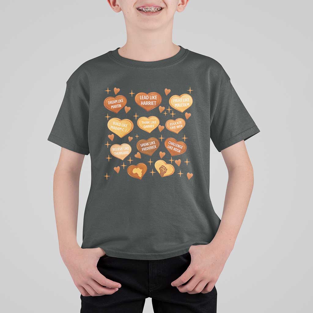 Black History Leaders T Shirt For Kid African American Teachers Pride - Wonder Print Shop