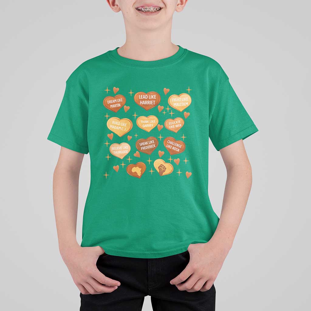 Black History Leaders T Shirt For Kid African American Teachers Pride - Wonder Print Shop