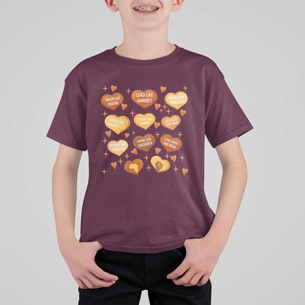 Black History Leaders T Shirt For Kid African American Teachers Pride - Wonder Print Shop