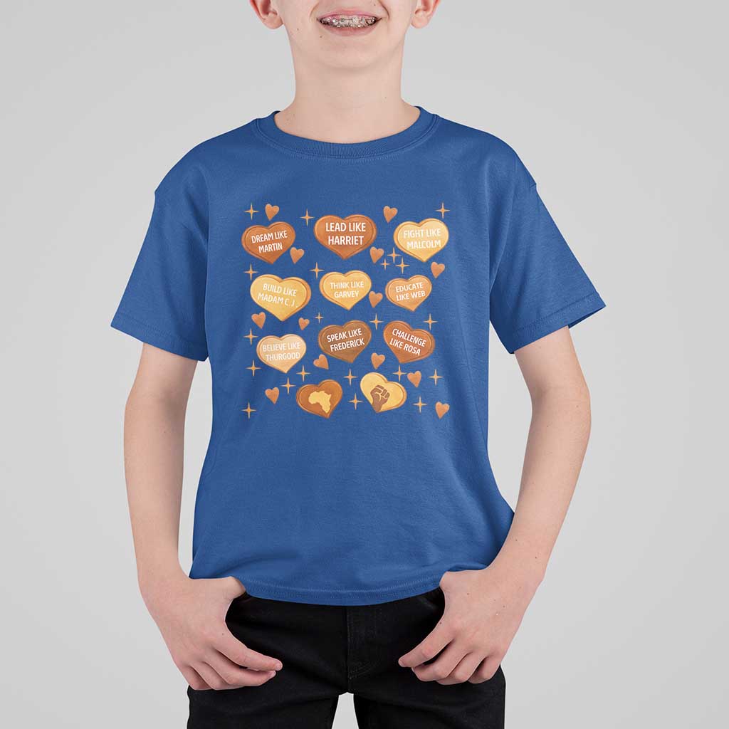 Black History Leaders T Shirt For Kid African American Teachers Pride - Wonder Print Shop