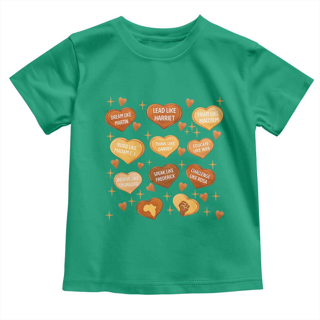 Black History Leaders Toddler T Shirt African American Teachers Pride - Wonder Print Shop