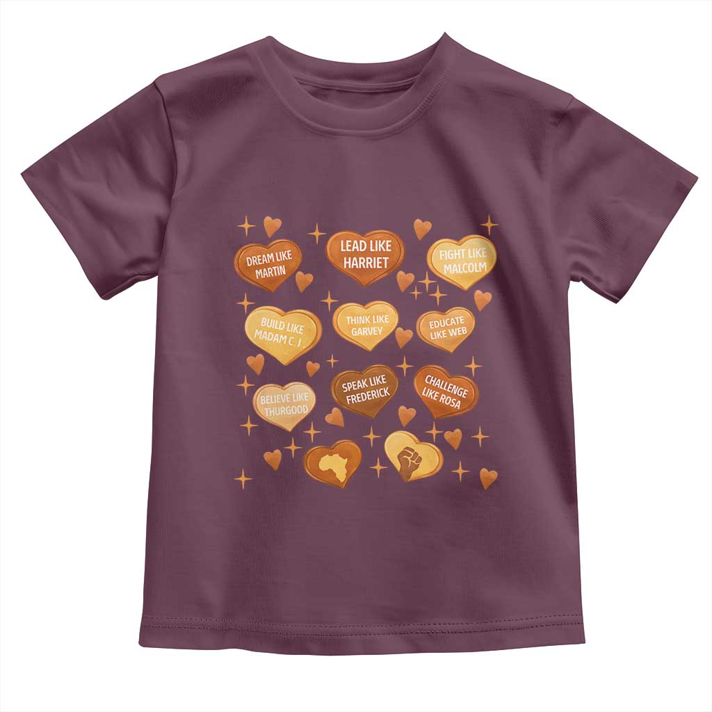 Black History Leaders Toddler T Shirt African American Teachers Pride - Wonder Print Shop