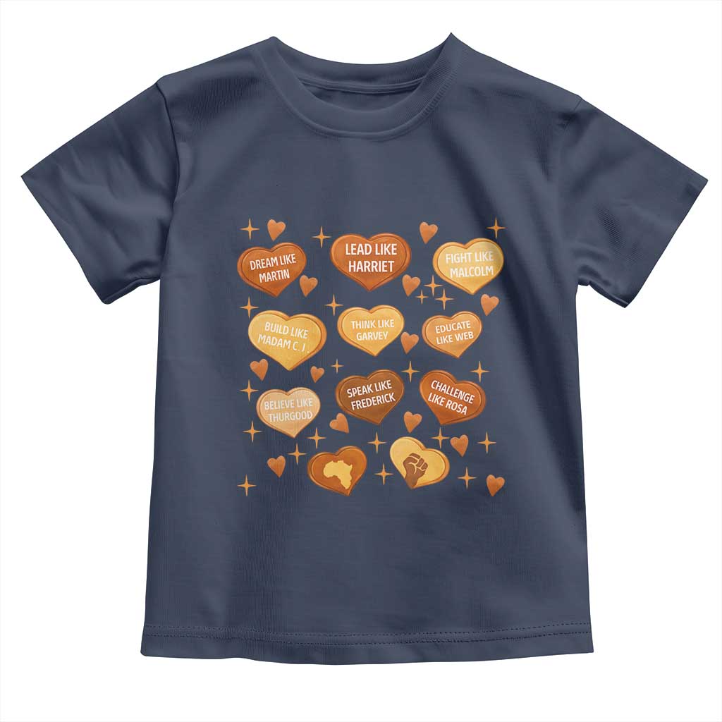 Black History Leaders Toddler T Shirt African American Teachers Pride - Wonder Print Shop